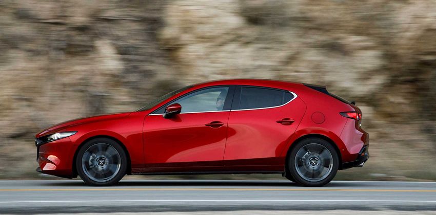 2019 Mazda 3 side profile