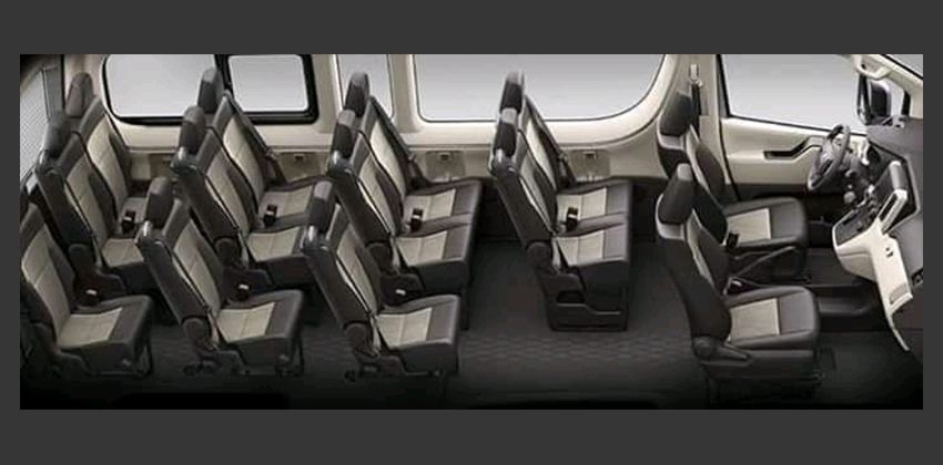 2020 Toyota Hiace Seating Layout