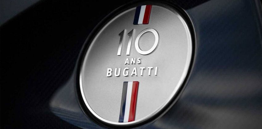 Chiron Sport ‘110 ans Bugatti’ badge
