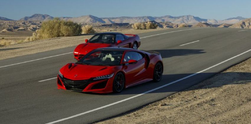 Honda NSX 30th Anniversary Old and New NSX
