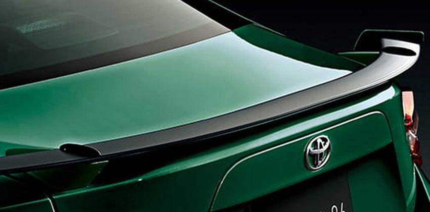 Toyota 86 British Racing Green Limited rear spoiler 