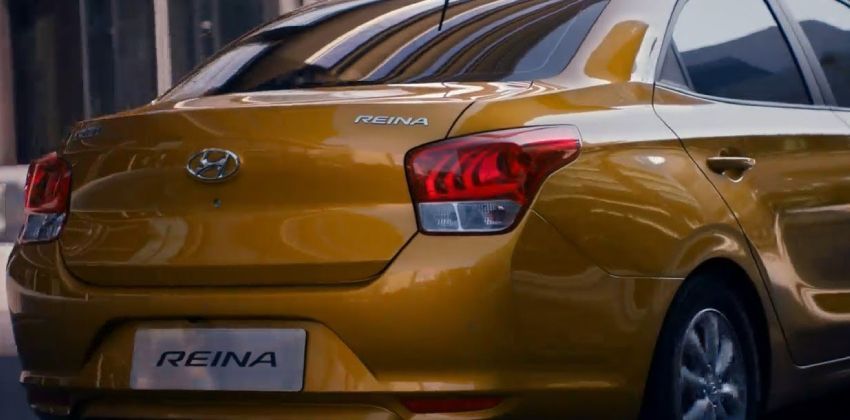 Hyundai Reina Rear Orange