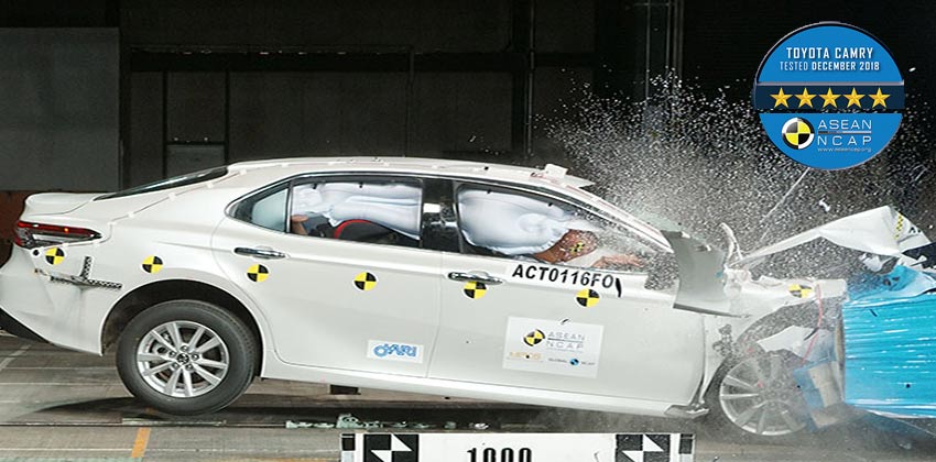 2019 Toyota Camry ASEAN NCAP Frontal Crash