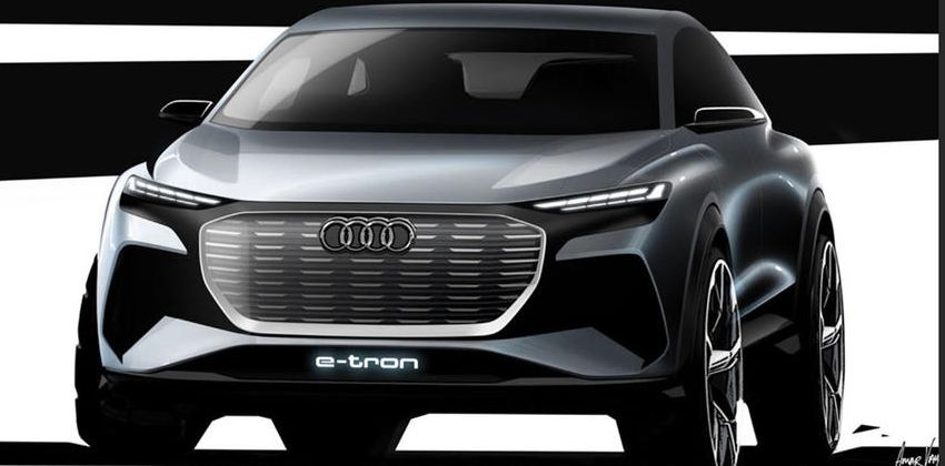 Audi e-tron SUV concept front view