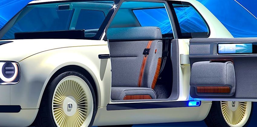 Honda EV Concept Door Open View