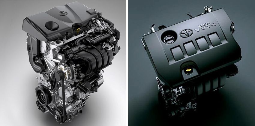 New & Old RAV4 Engine