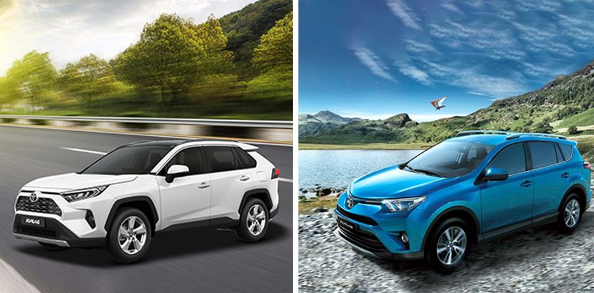 New & Old RAV4