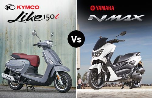 Yamaha Nmax vs. Kymco Like 150i: Performance against elegance