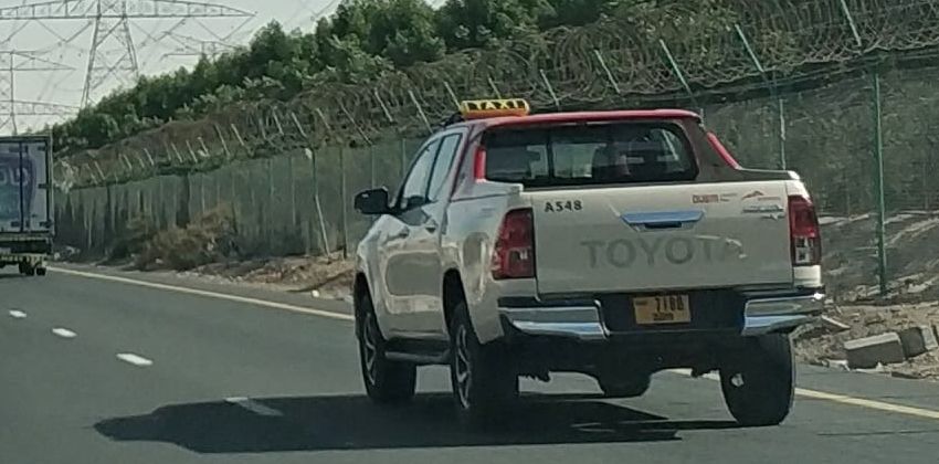 Dubai Taxi includes Toyota Hilux