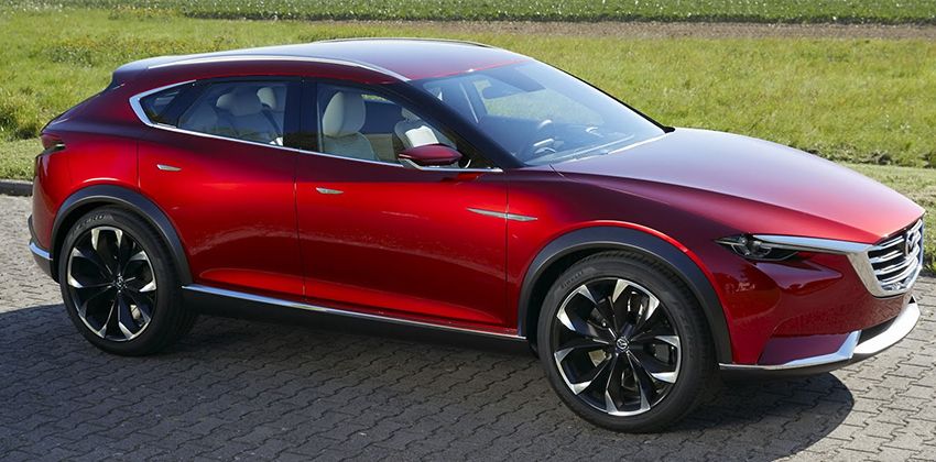 new CX-8 side profile