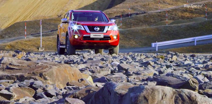 Nissan Terra Fiery Red Front Low Angle