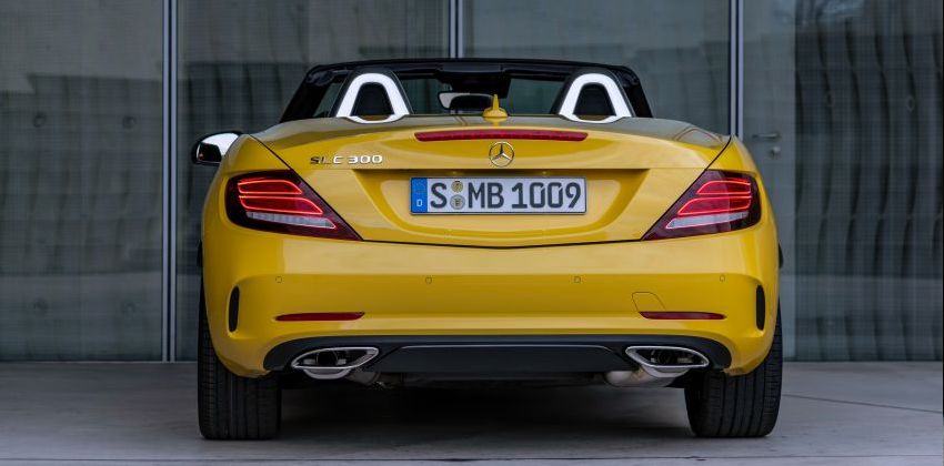 Mercedes-Benz SLC Final Edition Model rear