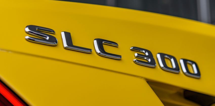 Mercedes SLC Final Edition Model