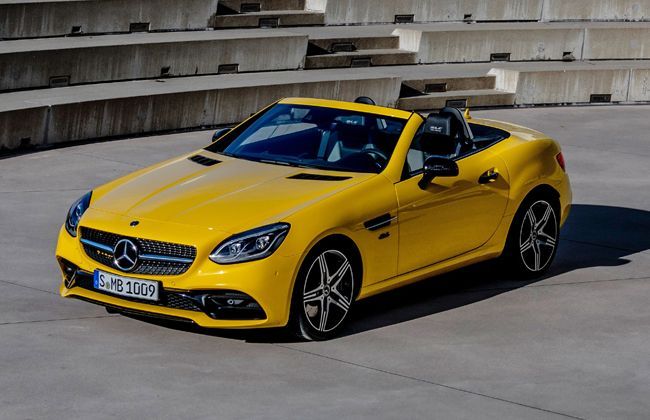 Here is the Mercedes-Benz SLC Final Edition