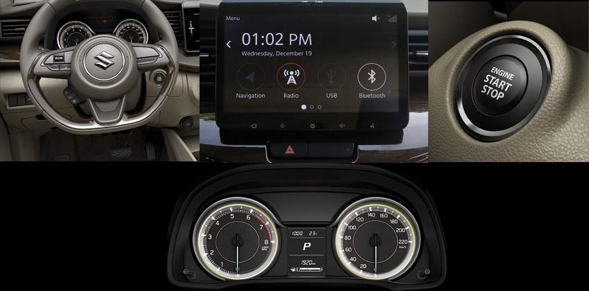 2019 Suzuki Ertiga Interior Features