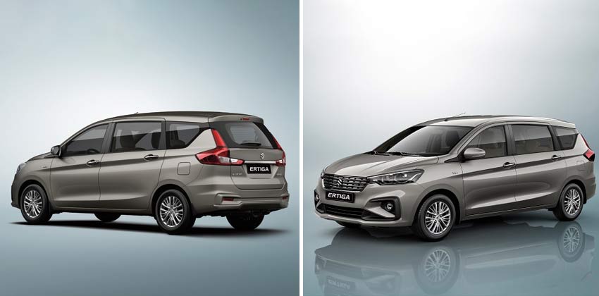 2019 Suzuki Ertiga Front & Rear Angular