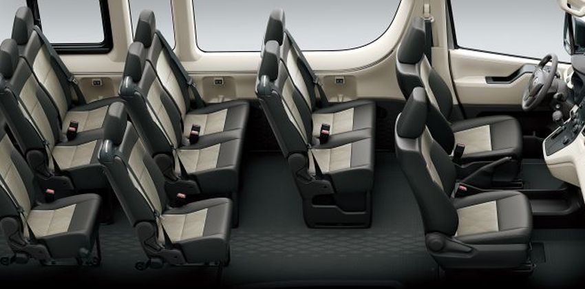 2019 Toyota Hiace Seating