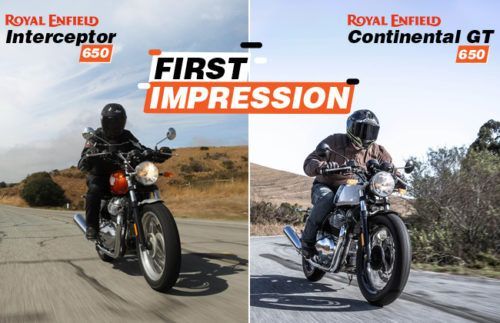 Royal Enfield Interceptor INT 650 &amp; Continental GT 650: First impression