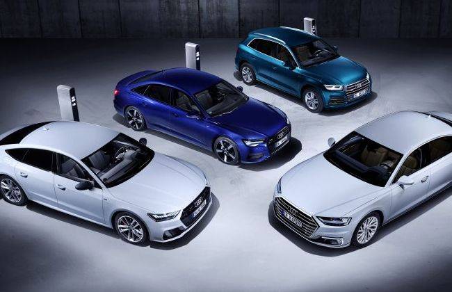 Audi A6, A7 Sportback, A8, and Q5 plug-in hybrid variants unveiled Audi A6, A7 Sportback, A8, and Q5 plug-in hybrid variants unveiled