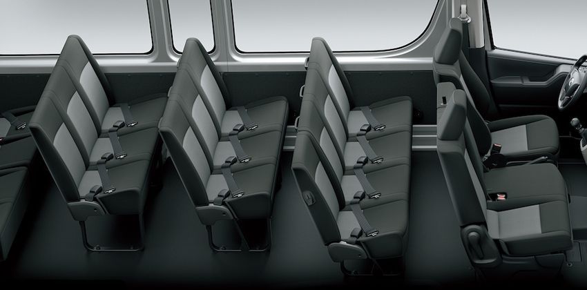 2019 Toyota Hiace Seating
