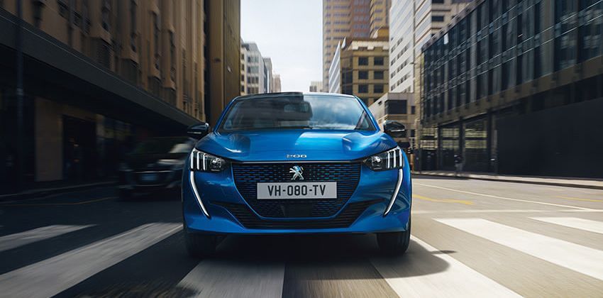 2019 Peugeot 208 Front Blue