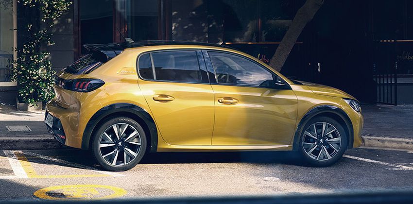 2019 Peugeot 208 Side Yellow