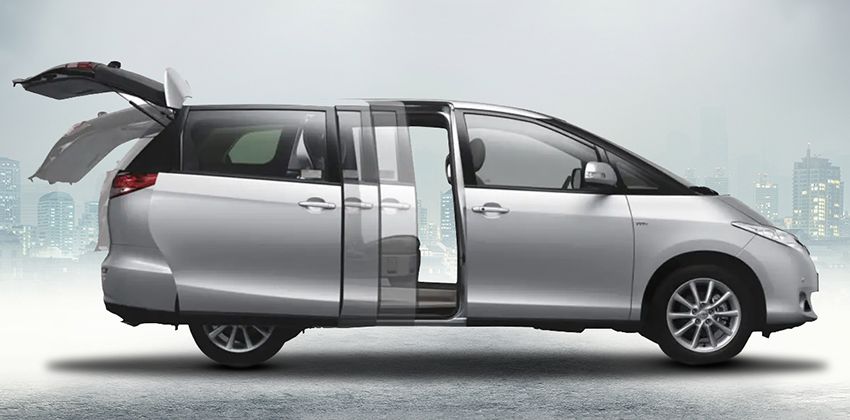 Toyota Previa Door Open