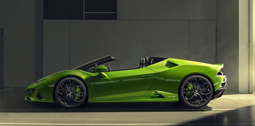 Lamborghini Huracan Evo Spyder SIDE