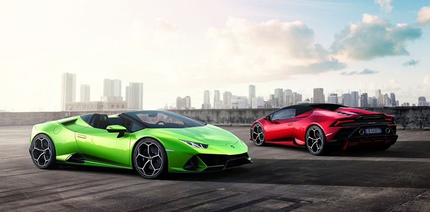 Lamborghini Huracan Evo Spyder exterior