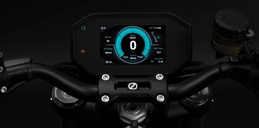 Zero Motorcycles SR/F instrument cluster