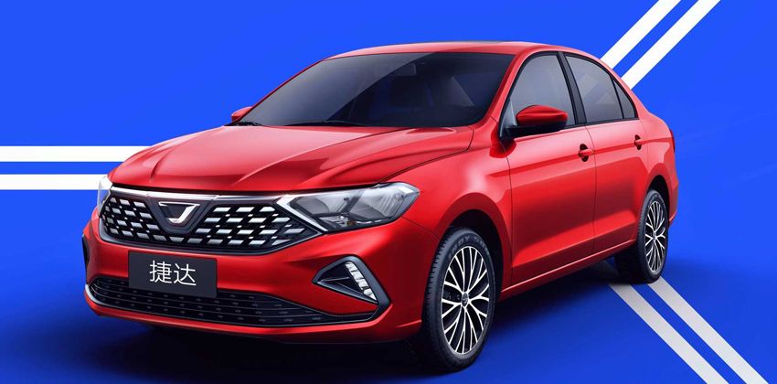 Volkswagen Jetta China Sedan Red