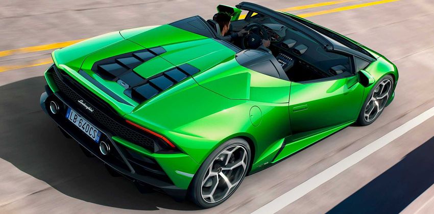 Lamborghini Huracan Evo Spyder Rear