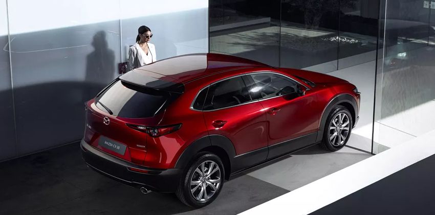 Mazda CX-30 top-view