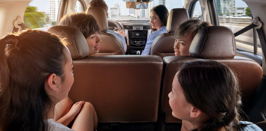 Nissan Terra spacious cabin