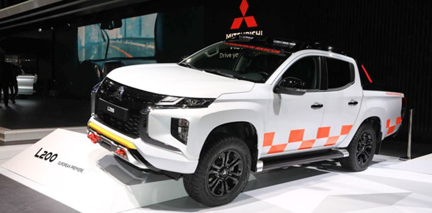 Mitsubishi Strada Mountain Rescue Front Angular