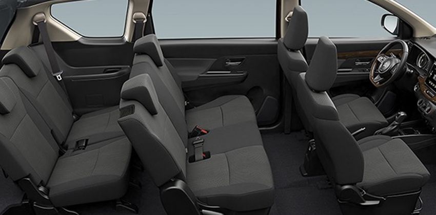 Suzuki Ertiga Black Edition Seating