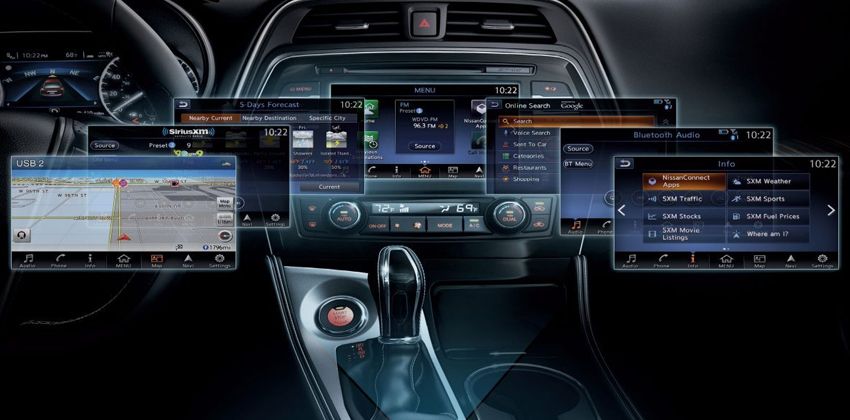 Nissan Maxima infotainment system