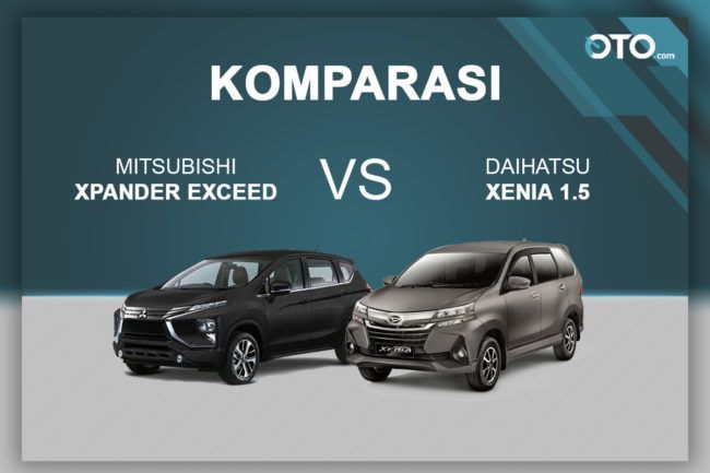 Komparasi Daihatsu Xenia 1.5 vs Mitsubishi Xpander Exceed Komparasi Daihatsu Xenia 1.5 vs Mitsubishi Xpander Exceed
