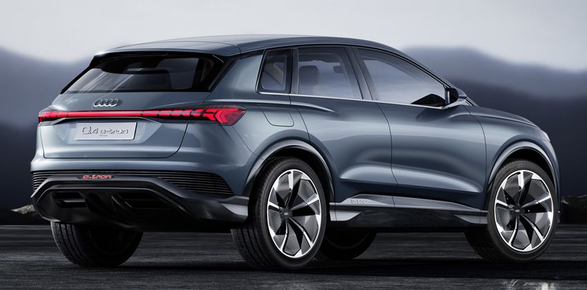 Audi Q4 e-tron concept rear