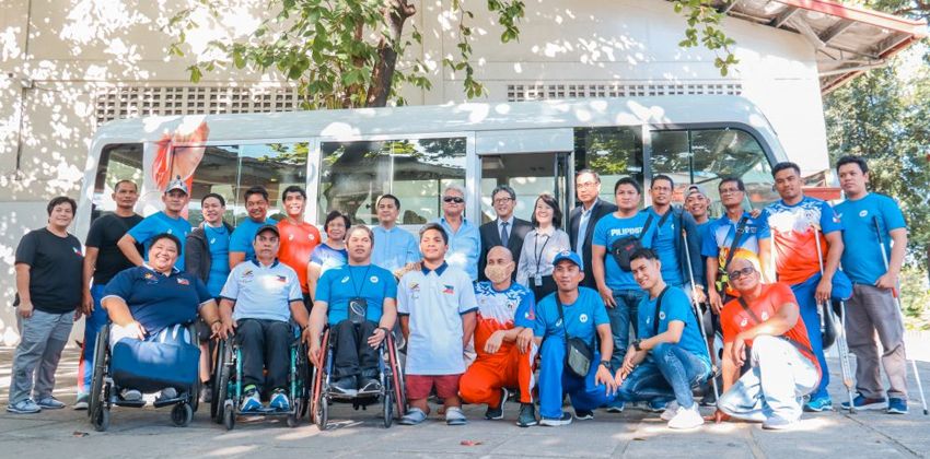 Toyota Coaster, PPC, TMP Officials and Para Athletes