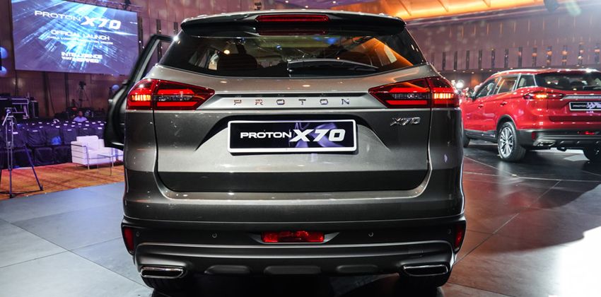 Proton X70 Rear