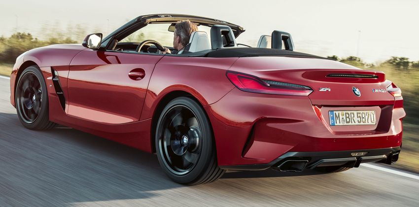 third-gen G29 Z4 rear