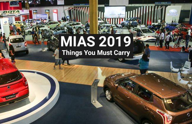 MIAS 2019 - 5 Things you should carry at the auto show 