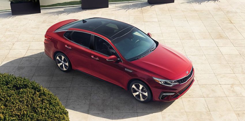 Kia Optima EX top-view