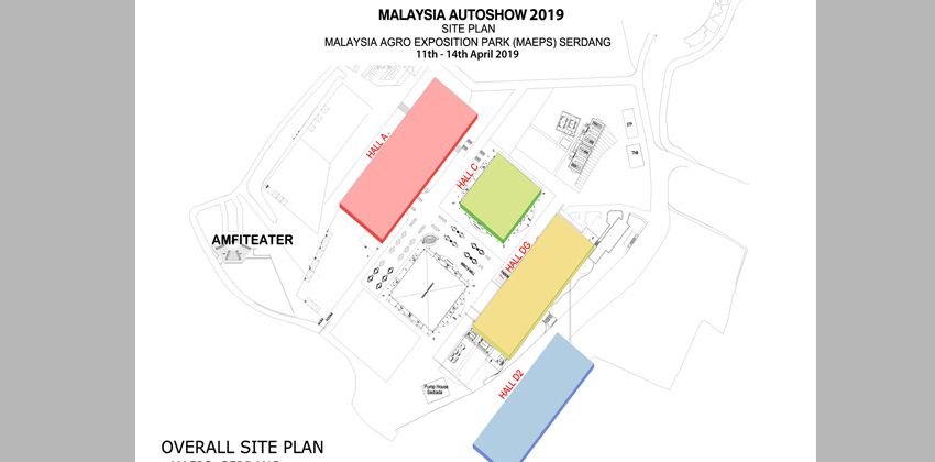 Malaysia Autoshow 2019 layout