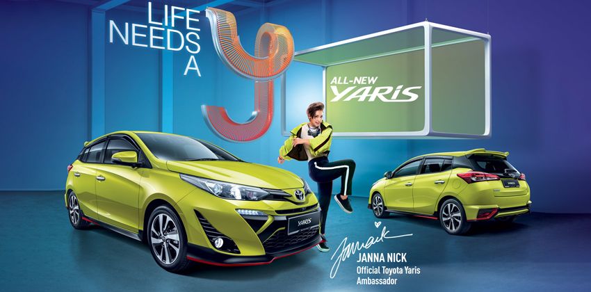 2019 Yaris on Toyota MY website