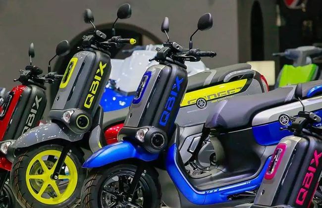 Yamaha Q-Bix displayed with new color options at 2019 BIMS