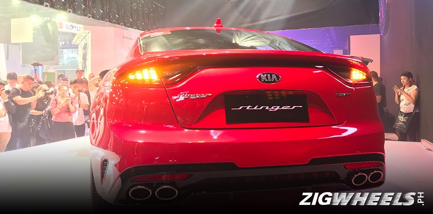 Kia Stinger rear - MIAS 2019