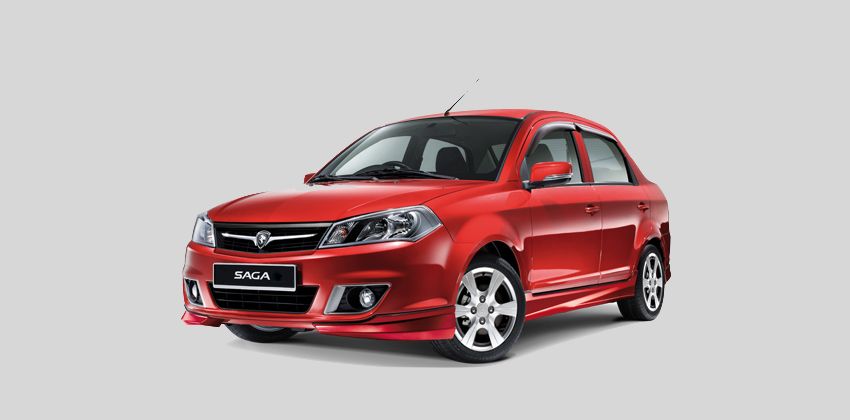 Proton Saga side