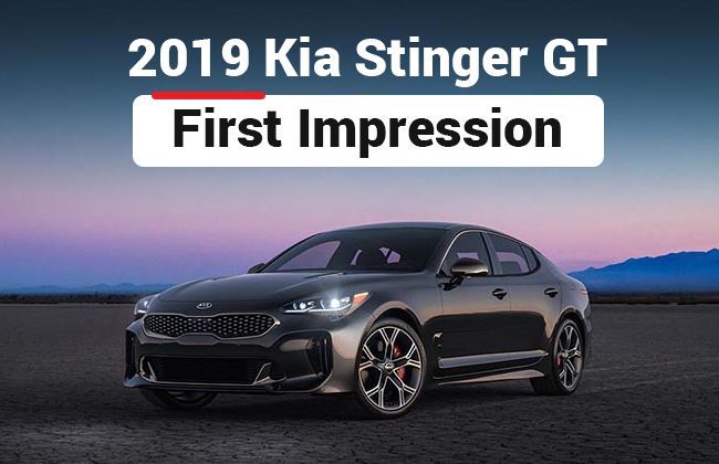 2019 Kia Stinger GT: First impression